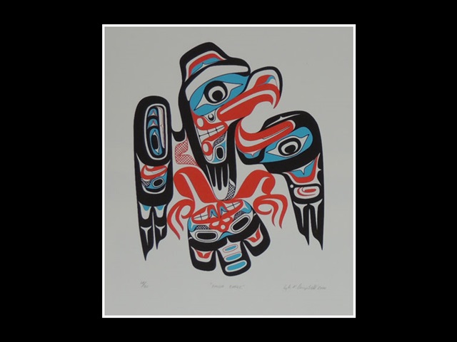 LC: Haida Eagle, serigraph