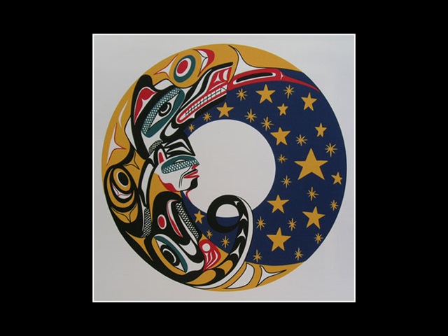 PA: Tluu-kwana (Wolf Moon), serigraph